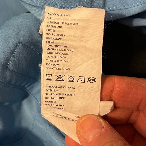 Mens Prana Riveter Shorts 36 X 9 Performance Water Boardshort Swim Blue UV 50+ - Picture 6 of 9